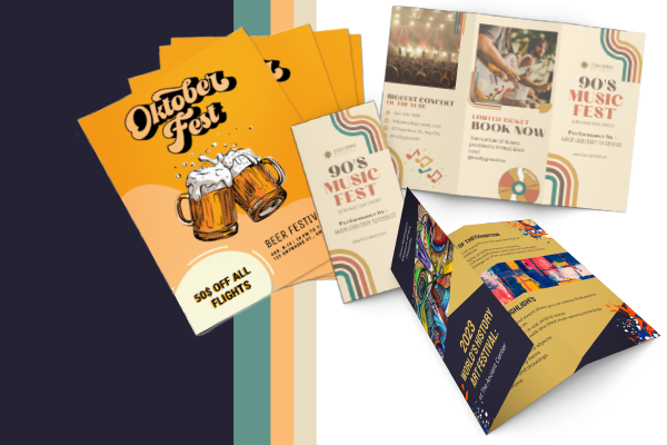 festival brochures